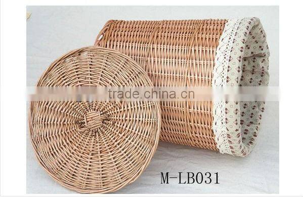 wicker laundry basket wicker with liner household received basket