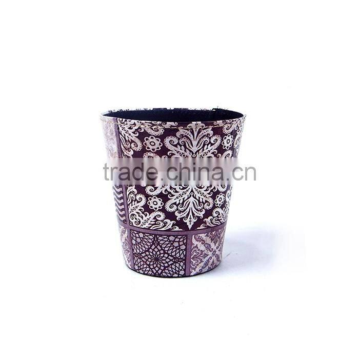 2016 Waste Bin Faux Leather Trash Can For Livingroom/Bathroom