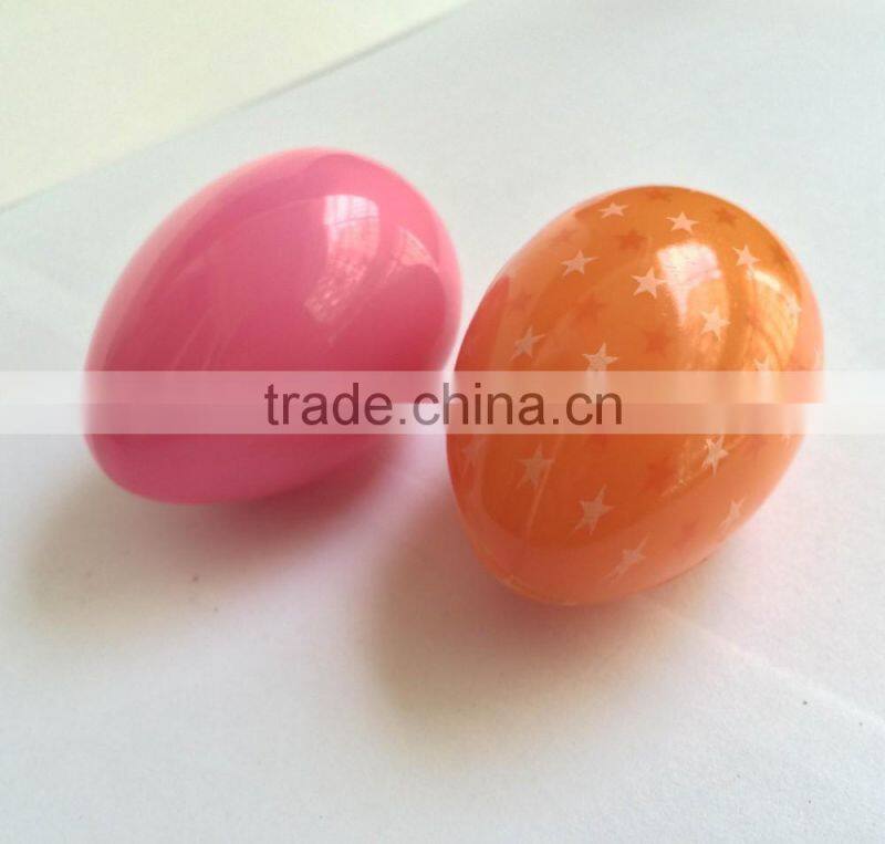 Food grand PS material Easter egg container/plastic easter egg/animal easter egg