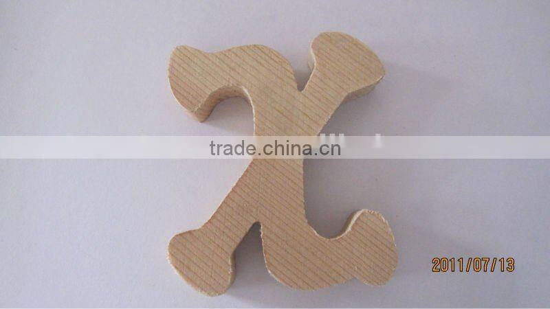 whosesale decorative cheap wooden alphabet letters for crafts