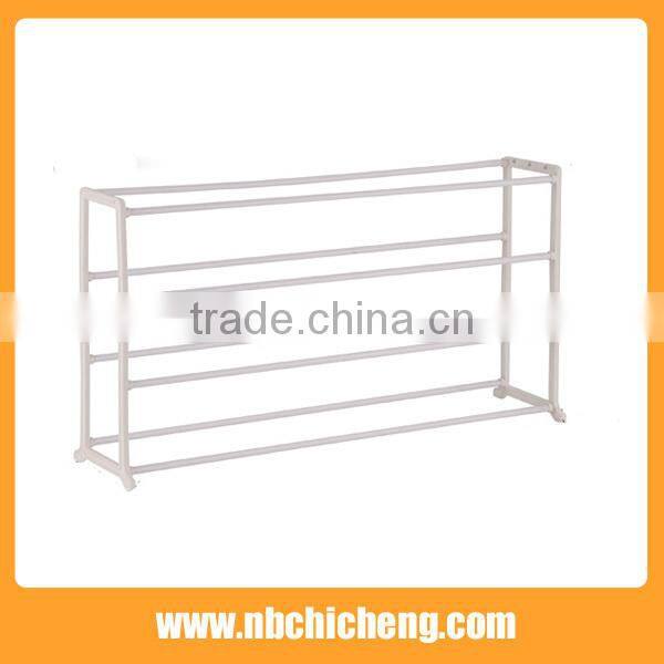 Detachable plastic shoe rack
