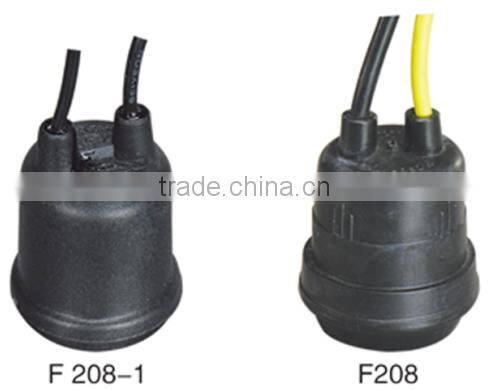 e27 edison bulb ceiling , led light bulb socket holder cover base cap with wire