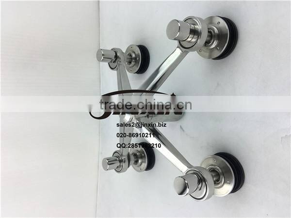 JINXIN 304 316 stainless steel glass spider_one arm two arms three arms four arms six arms glass_glass clamp spider