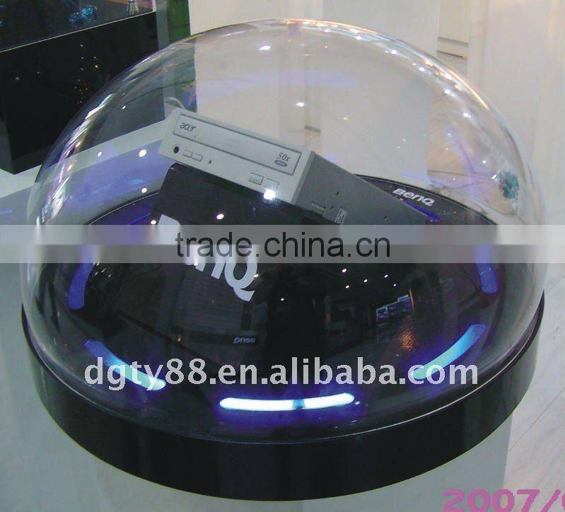 transport vacuum forming blister acrylic display half ball