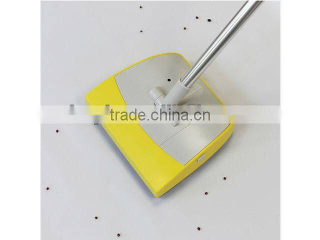 Telescopic floor cleaner, rechargeable double wheel sweeper, electric floor sweepers