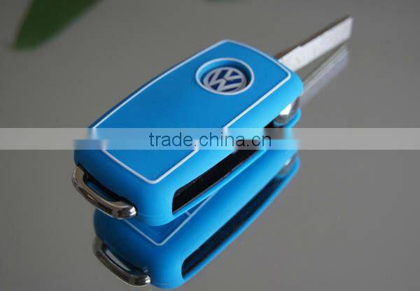 2016 Wholesale silicone car key covers for Volkswagen 3 buttons