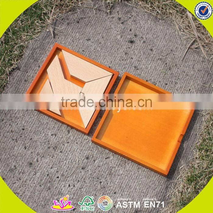 Wholesale colorful wooden blocks toy top quality building wooden blocks toy for kids W13A014