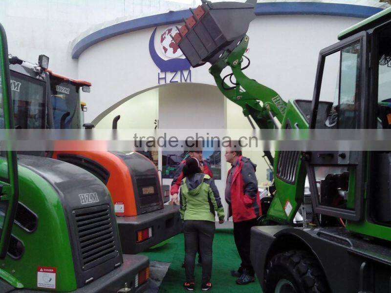 EPA engine ce mini wheel loader ZL-12 for sale HZM912 in shanghai Bauma