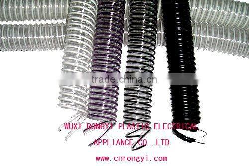 Black PVC Electrical flexible pipe