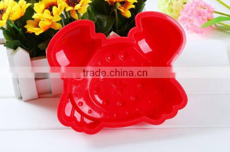 New Design Crab Shape Silicone Cake Baking Pan Mold, baking supplies for cake decoration,baking mold