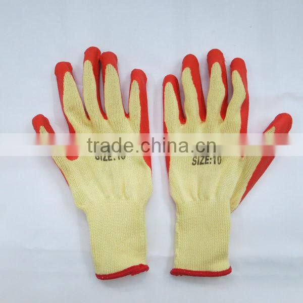 Crinkle Latex Coated Cotton Gloves
