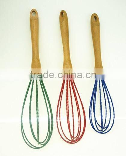 13008 Stainless Steel and Silicone Wired Whisks for BlendingBeating and Baking