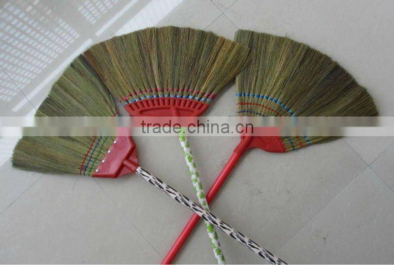 hot sale india grass broom with handle