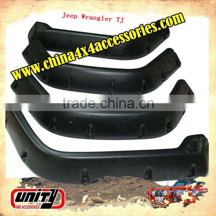 4x4 accessories offroad fender flare for Wrangler TJ