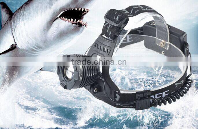 Rechargabel High Power Smiling XPE Aluminum Alloy Headlamp