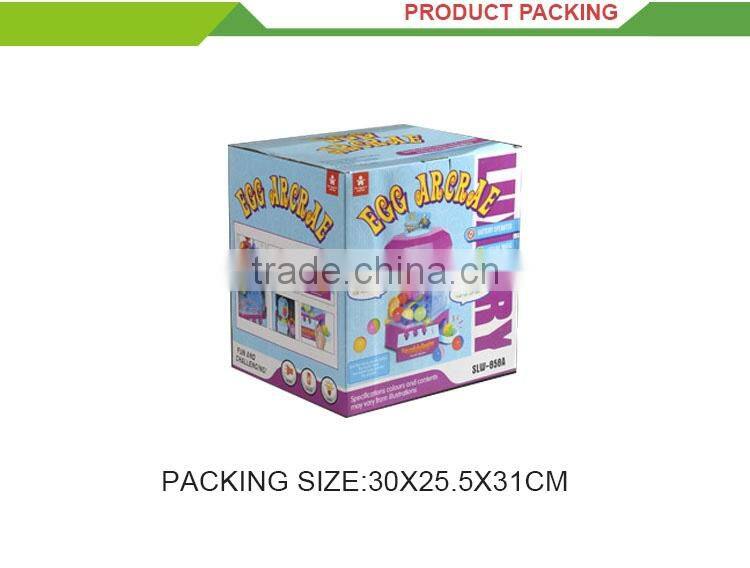 High quality plastic battery operated coin exchange machine toy