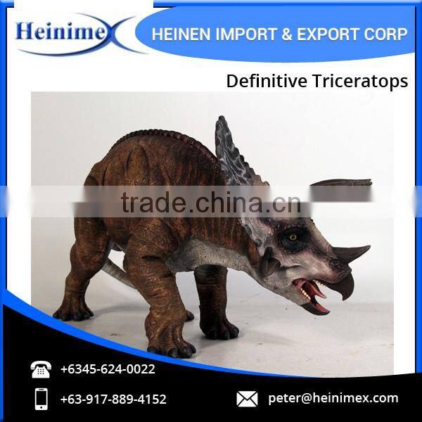 High Quality Amusement Park Equipment Animated Definitve Triceratops