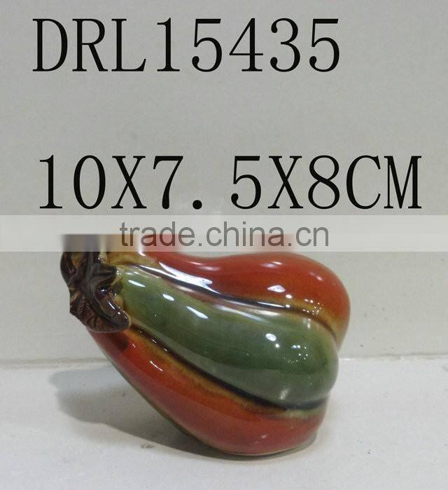 lying ceramic pumpkin lantern LED festive lantern holloween decorations