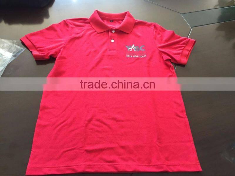 custom cotton student uniform Pique polo shirt for boys and girls
