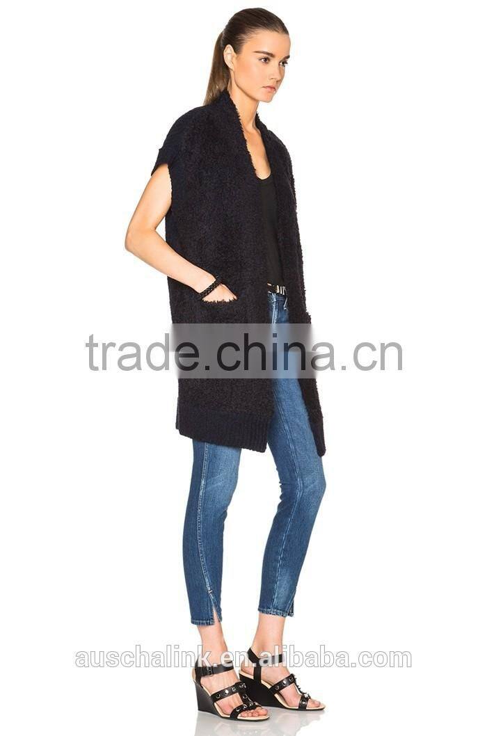 OEM service high quality custom women fancy sweater vest