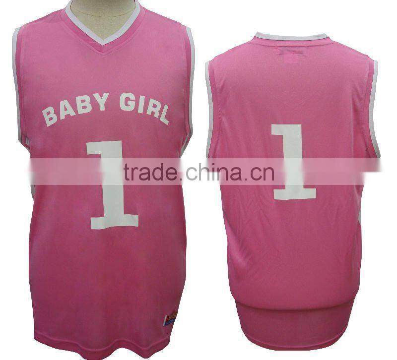 Men basketball vest back with name and number