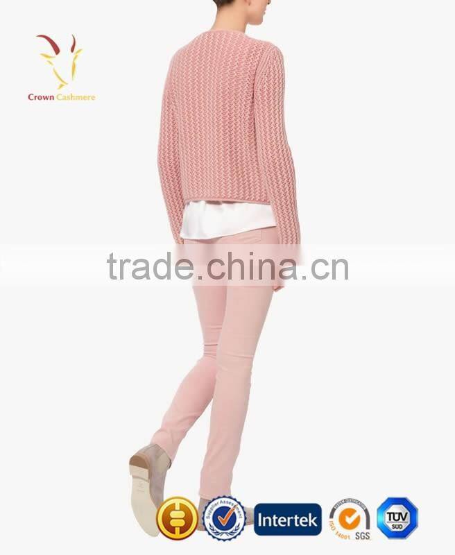 Hot Sale Knitted Laides Wool Winter Coat