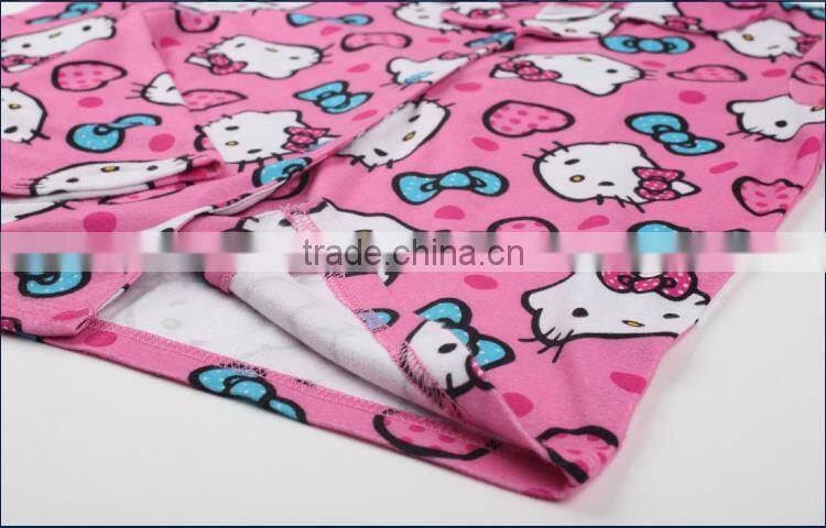 Pink color suit pajamas for girls