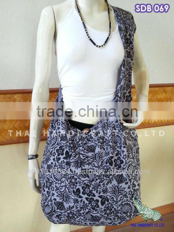 Thai Cotton Shoulder Hippie Boho Hobo Sling Crossbody