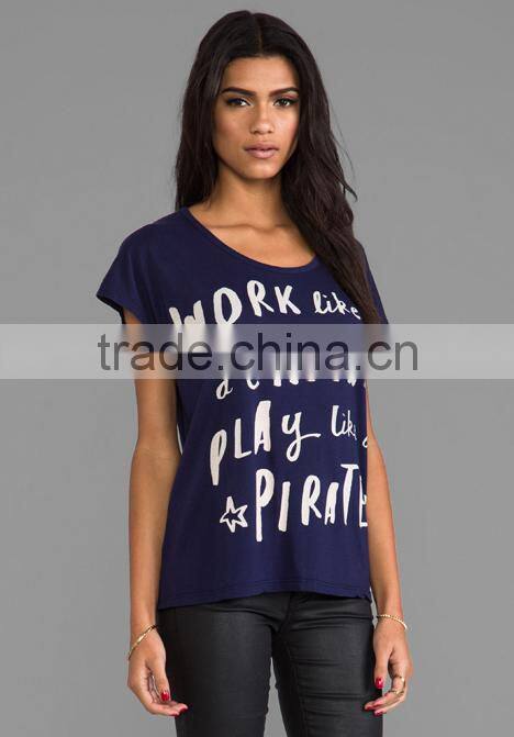 rubber print on t-shirt