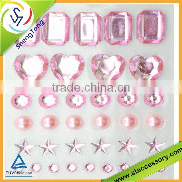 2015 fashion high quality car sticker ,rhinestone sticker