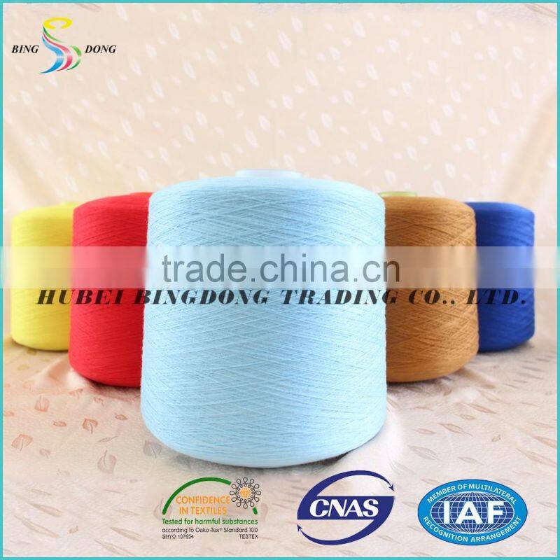 42s/2 42s/3 semi dull 100% virgin spun polyester yarn for sewing