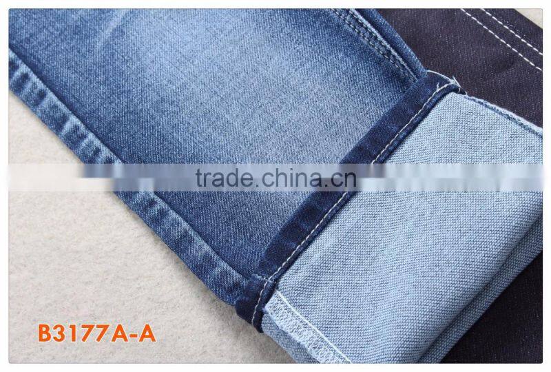 B3177A-A fake knitted denim stretch jeans fabric for brand apparels