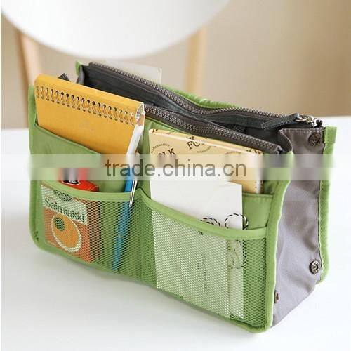wholesale red women organizer bag in bag