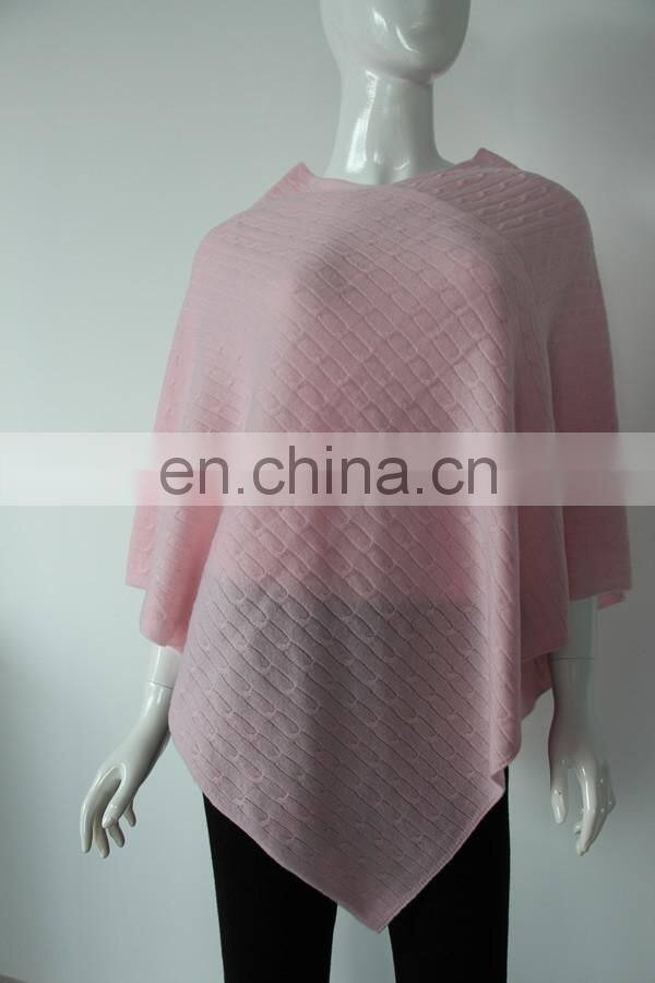 162-96 women flat knit v neck reverse cashmere sweater