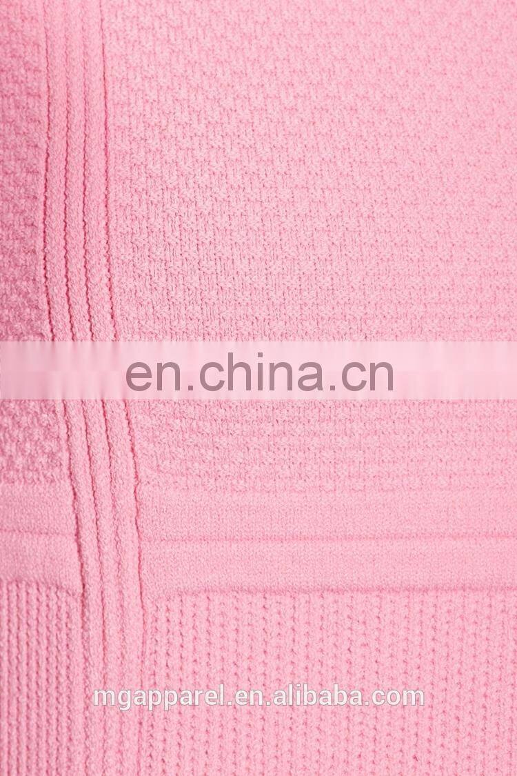 wholesale women fashion clothing textured cheap sexy pink bandage jersey mini dress