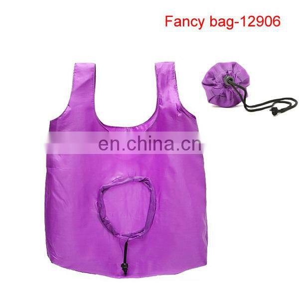 Custom Foldable Easy taking Violet shopping bag wholesale