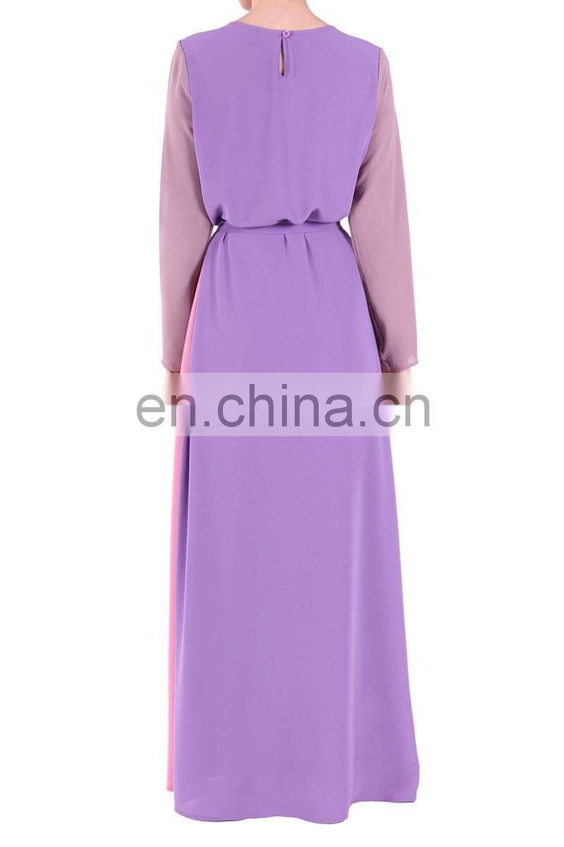 Muslim women's fashion large size abaya dress wholesale muslim women dress (Mu042610)