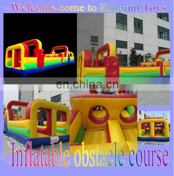 Commercial inflatable interactive obstacle sport