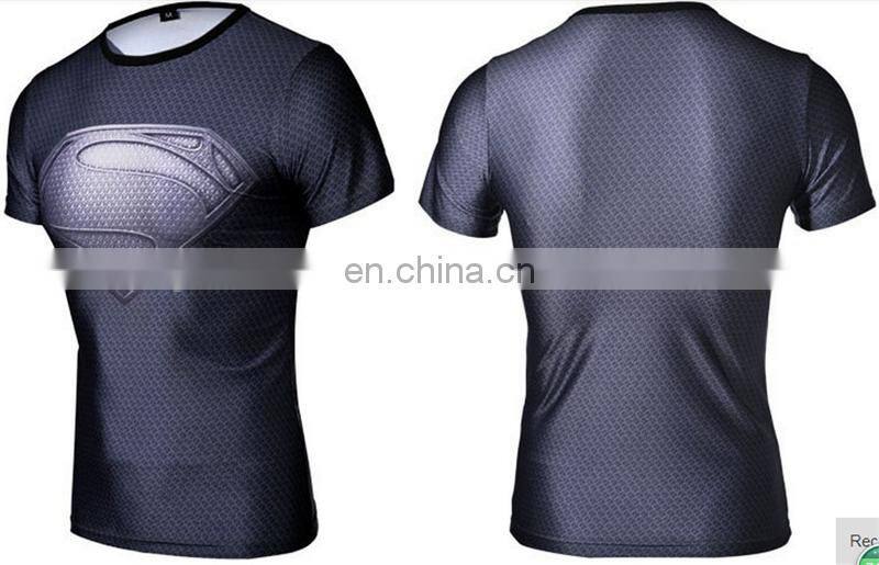 2015 new men steel beast compression sports t-shirt custom t shirt printing