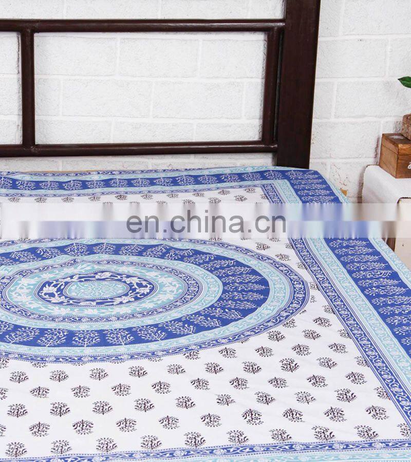 cotton cheap rotary screen printing two sides brushed polar fleece bedsheet