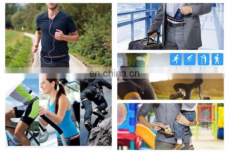 Price Cheap Black Neoprene Clear 2 Pocket Simple tension-Grade Sturdy Buckle Fanny Pack Wholesale For Women