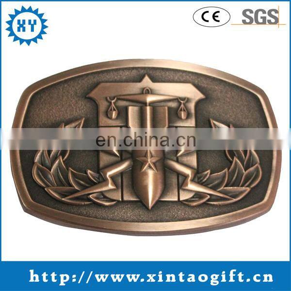 Plating antique gold solid brass belt buckles
