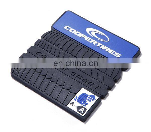 2017 high quality design coaster/soft pvc rubber convenient PVC cup mat