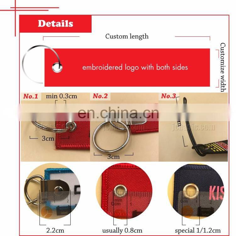 Promotional gift item genuine leather metal custom key chain ring