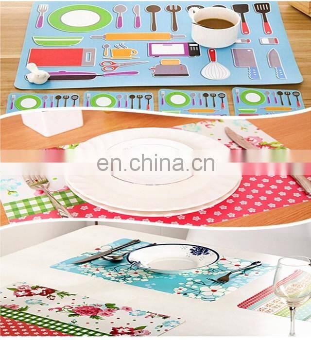 Eco-friendly silicone placemat / plastic place mat