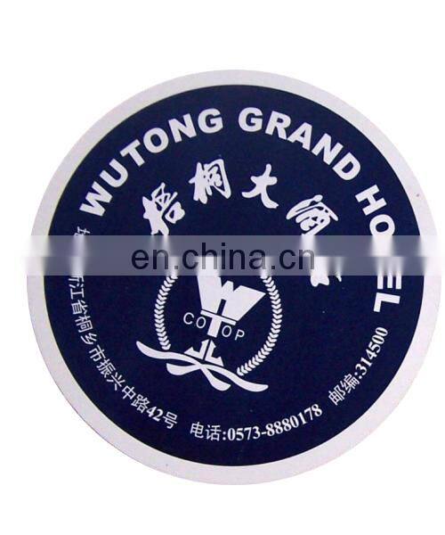 square brown color nice printing advertising paper coaster