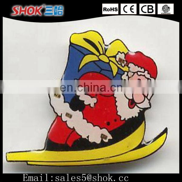 LED Flashing Button Badge&Custom Security Badges&Creative Design Badge For Christmas Activities