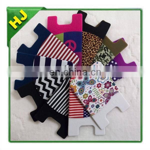 Silicone cell phone wallets