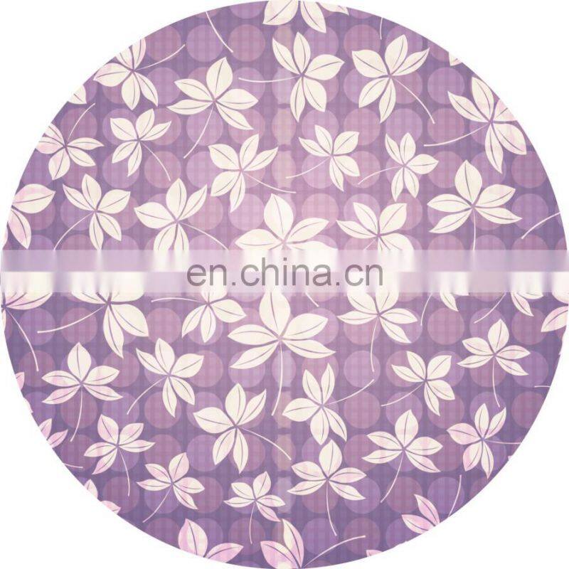 Top quality round suede natural rubber yoga mat