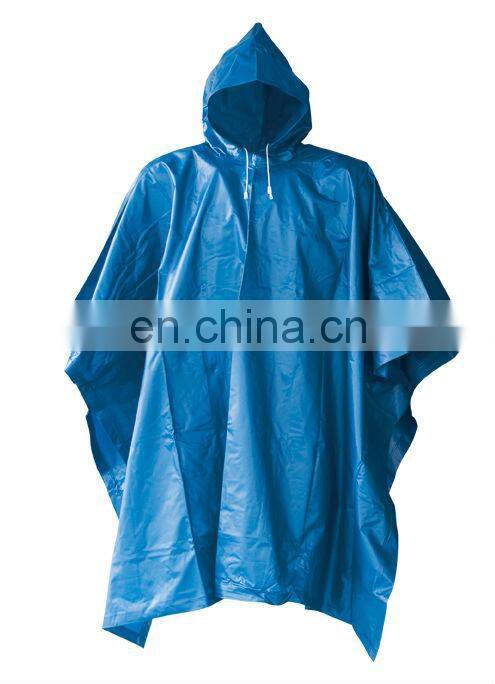 SOFT IMPROVED PVC RAINCOAT LIGHT WEIGHT PVC PONCHO FOLDABLE PONCHO